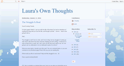 Desktop Screenshot of laurasownthoughts.blogspot.com