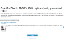 Tablet Screenshot of free-ipod-touch-online.blogspot.com