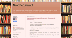 Desktop Screenshot of camino-neocatecumenal-neocatecumenal.blogspot.com