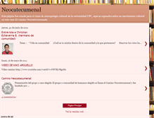 Tablet Screenshot of camino-neocatecumenal-neocatecumenal.blogspot.com