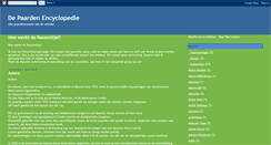 Desktop Screenshot of paardenencyclopedie.blogspot.com