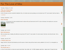 Tablet Screenshot of 4theloveofmike.blogspot.com