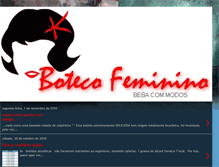 Tablet Screenshot of botecosfeminino.blogspot.com