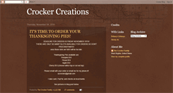 Desktop Screenshot of crocker-creations.blogspot.com