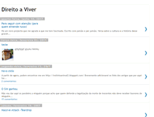 Tablet Screenshot of direitoaviver.blogspot.com