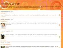 Tablet Screenshot of nourishingstrength.blogspot.com