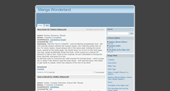 Desktop Screenshot of manga-wonderland.blogspot.com