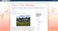 Desktop Screenshot of gloryofthemorning.blogspot.com