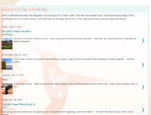 Tablet Screenshot of gloryofthemorning.blogspot.com