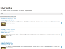 Tablet Screenshot of koyojambublog.blogspot.com