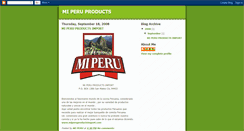 Desktop Screenshot of miperuproductsimport.blogspot.com