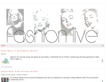 Tablet Screenshot of fashionlivea.blogspot.com