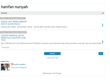 Tablet Screenshot of hanifannursyah.blogspot.com