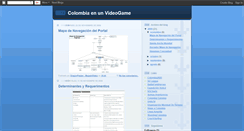 Desktop Screenshot of colombiaenunvideogame.blogspot.com