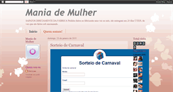 Desktop Screenshot of maniademulher-al.blogspot.com