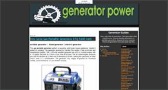 Desktop Screenshot of generatorstand.blogspot.com
