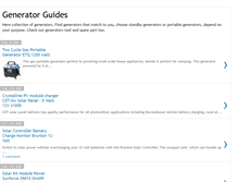 Tablet Screenshot of generatorstand.blogspot.com