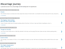 Tablet Screenshot of miscarriagejourney.blogspot.com