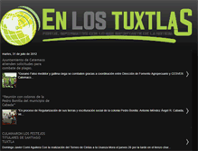 Tablet Screenshot of enlostuxtlas.blogspot.com