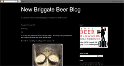 Desktop Screenshot of newbriggatebeerblog.blogspot.com