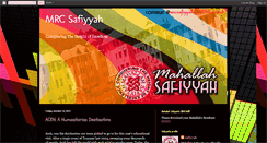 Desktop Screenshot of mrcsafiyyah.blogspot.com