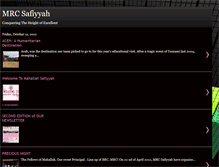 Tablet Screenshot of mrcsafiyyah.blogspot.com