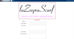 Desktop Screenshot of lazayrascarf.blogspot.com