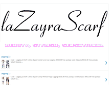 Tablet Screenshot of lazayrascarf.blogspot.com