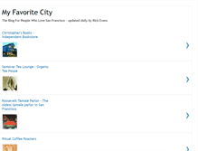 Tablet Screenshot of myfavoritecity.blogspot.com