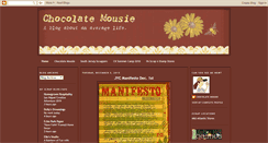 Desktop Screenshot of chocolatemousie.blogspot.com