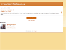 Tablet Screenshot of mystoriesmytestimonies.blogspot.com