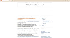 Desktop Screenshot of infofranquicias.blogspot.com
