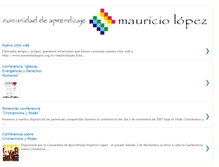 Tablet Screenshot of mauricioalopez.blogspot.com