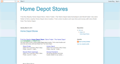 Desktop Screenshot of homedepotstores.blogspot.com