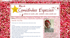 Desktop Screenshot of comidinhas-especiais.blogspot.com