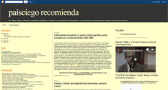 Desktop Screenshot of paisciegorecomienda.blogspot.com