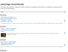 Tablet Screenshot of paisciegorecomienda.blogspot.com