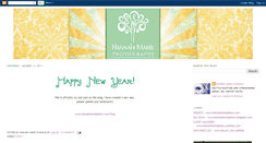 Desktop Screenshot of hannahmariephotoblog.blogspot.com