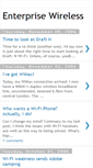 Mobile Screenshot of enterprisewireless.blogspot.com