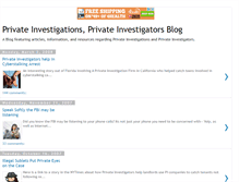Tablet Screenshot of 4privateinvestigators.blogspot.com