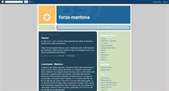 Desktop Screenshot of forzamantova.blogspot.com