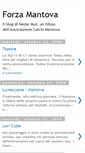 Mobile Screenshot of forzamantova.blogspot.com