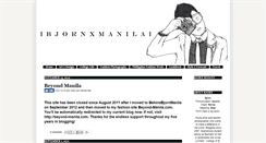 Desktop Screenshot of bjornxmanila.blogspot.com