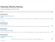 Tablet Screenshot of naturallyhealthymommy.blogspot.com