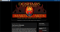 Desktop Screenshot of dunhamsmartialarts.blogspot.com