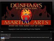 Tablet Screenshot of dunhamsmartialarts.blogspot.com