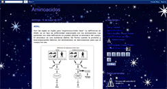 Desktop Screenshot of mundoaminoacidos.blogspot.com