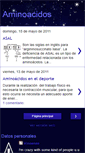 Mobile Screenshot of mundoaminoacidos.blogspot.com