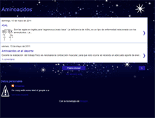 Tablet Screenshot of mundoaminoacidos.blogspot.com
