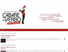 Tablet Screenshot of cabaredoverbo.blogspot.com